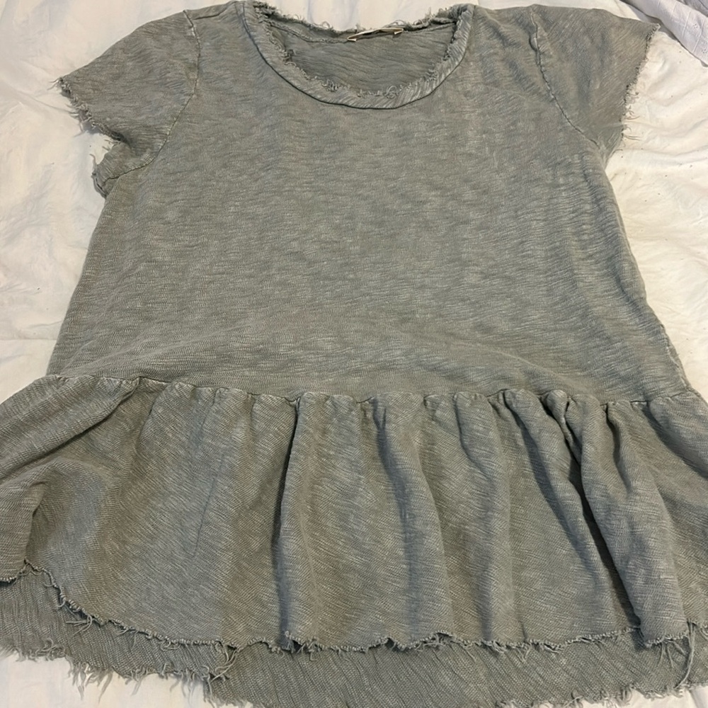 Altar’d state dressy sage green shirt , medium